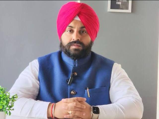 Punjab Education Minister Harjot Singh Bains