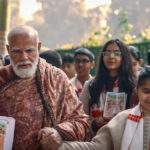 PM Modi interacts with students in Delhi