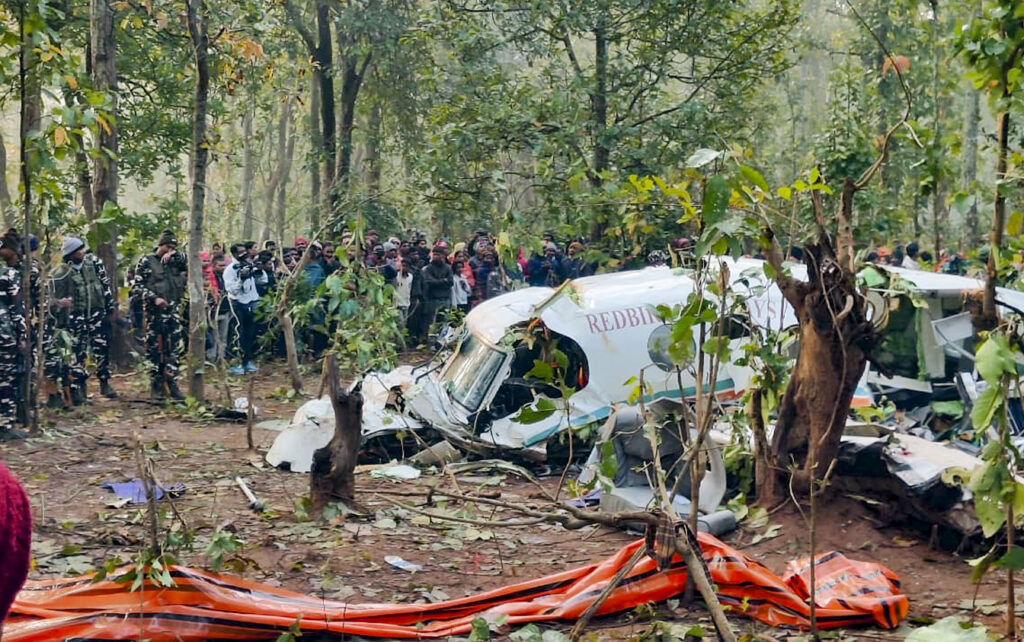 Air ambulance with 7 onboard crashes in Jharkhand's Chatra