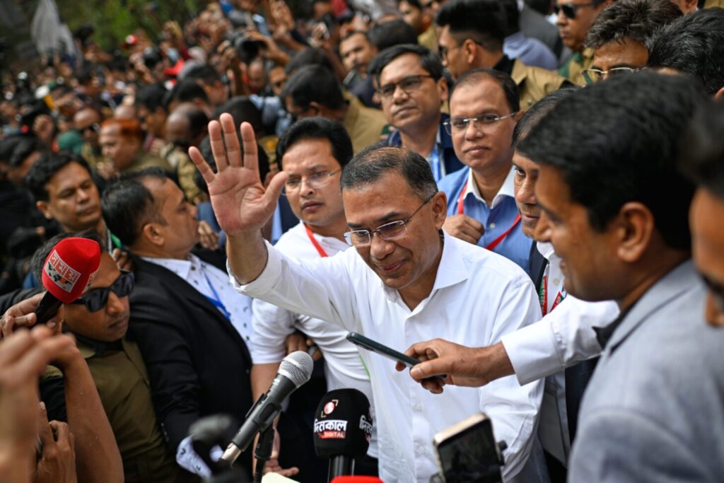Tarique Rahman as leader of parliamentary party