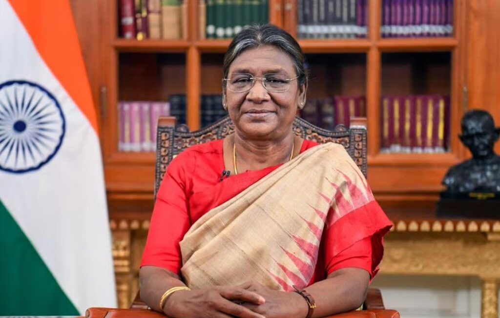 Murmu lays foundation stone