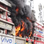 Massive fire