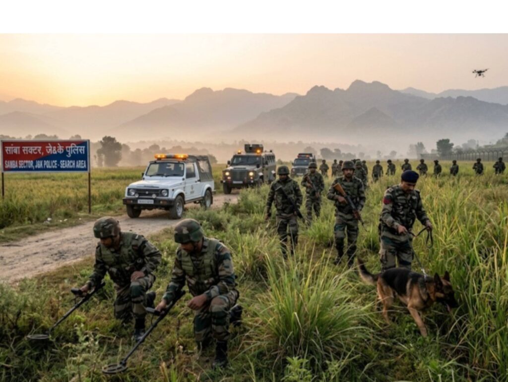 Massive search operation in J-K's Samba after Pak drone spotted
