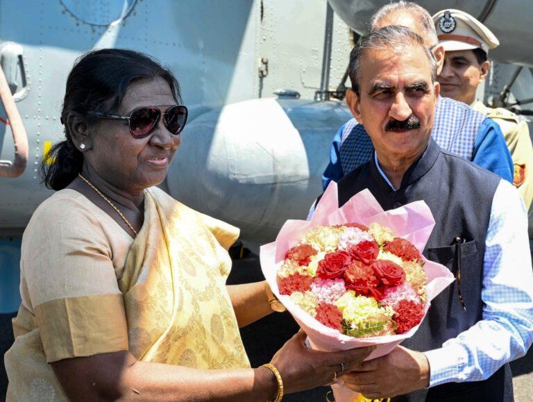 President Droupadi Murmu arrives in Shimla on five-day Visit