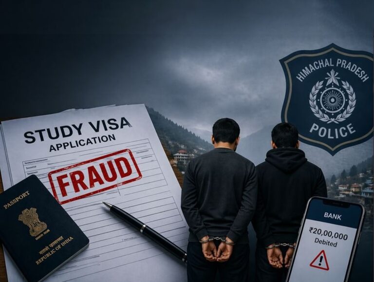 Two booked for duping Himachal youth of over Rs 20 lakh on study visa pretext