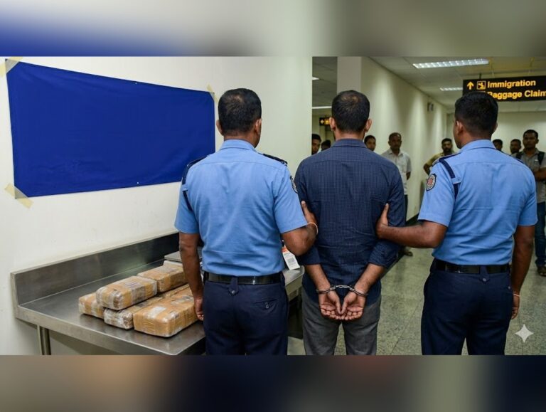 Indian National held in Sri Lanka with over 1 Kg narcotics at airport
