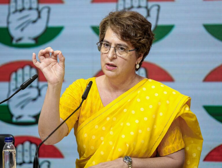 Centre’s conspiracy to change federal structure defeated, victory of oppn: Priyanka