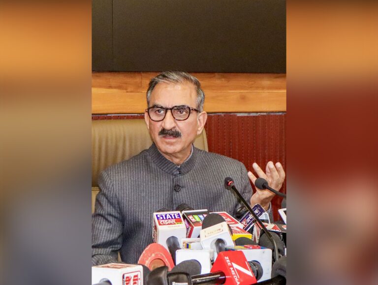 Preserving state’s clean air, water a shared responsibility: CM Sukhu