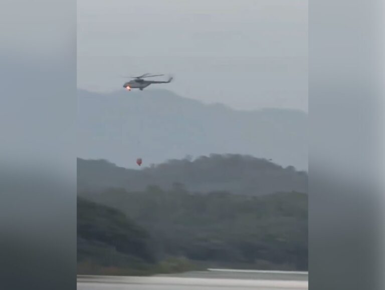 Massive forest fire near Kasauli Air force station, army helicopters deployed for operation