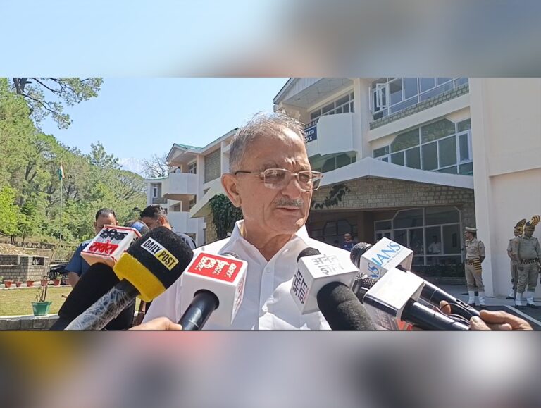 Chenab Beas tunnel project is important for northern states, says Himachal Governor