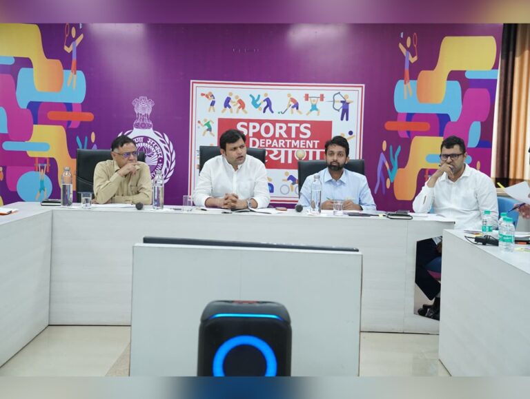 Sports Minister Gaurav Gautam orders statewide review of sports infrastructure in Haryana