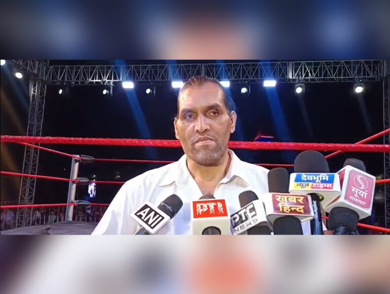 CWE Wrestling event held in Dharamshala, The Great Khali urges youth to stay Away From Drugs