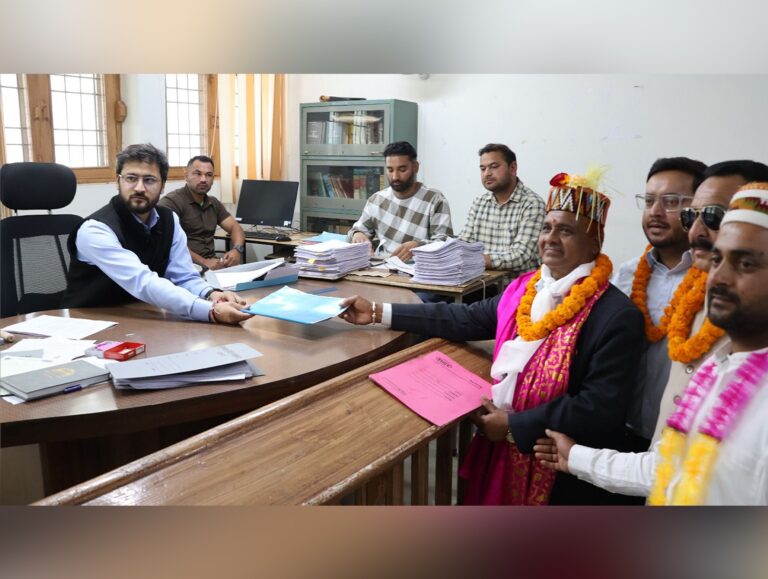 Kullu panchayat elections: Premlata Thakur and Keshav Ram Kulvi file nominations