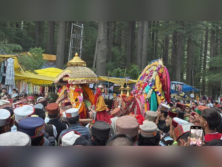 Mini Dussehra celebrations begin in Manali with grand dev milan