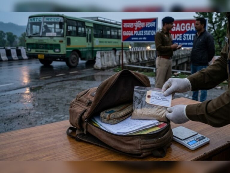 130 grams of heroin recovered from minor’s bag in Kangra, probe underway