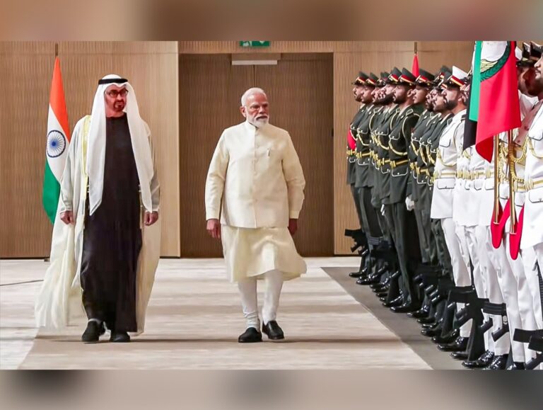 Prime Minister Modi reaches UAE