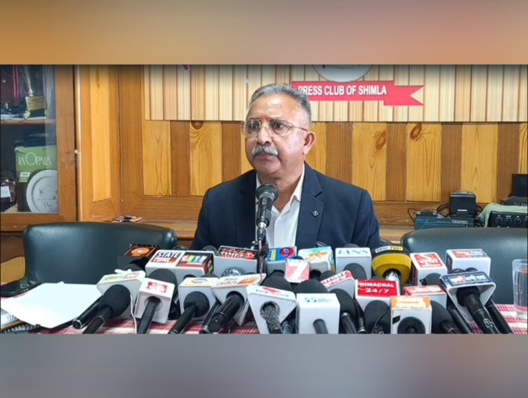 OP Sharma targets Himachal government over rising drug menace