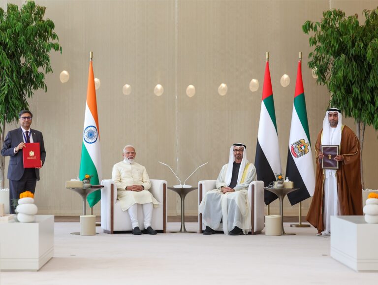 India and Abu Dhabi sign gas and oil agreements, Modi offers support for peace in West Asia