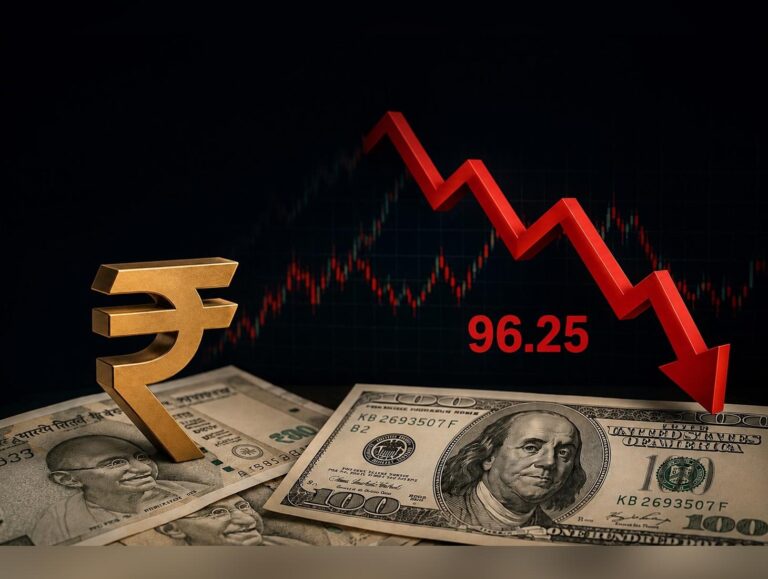 Rupee hits record low of 96.25 against US dollar amid rising global pressures