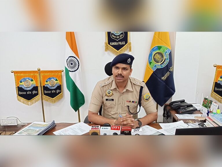 Kangra Police intensify crackdown on drug trade, 4 arrested with over 4 Kg charas