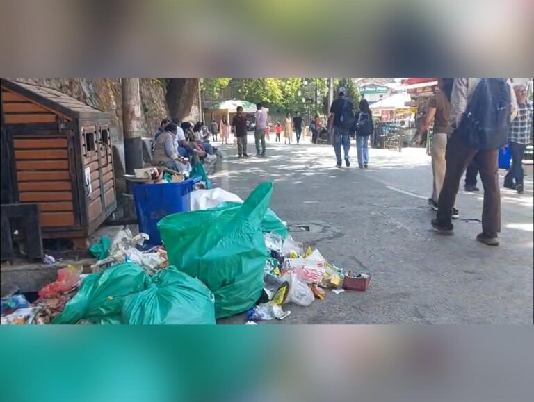 Sanitation Workers’ strike enters fourth day, garbage crisis deepens in Shimla