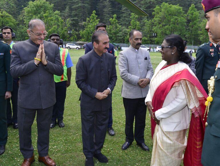 President Droupadi Murmu visits Army Training Command in Shimla