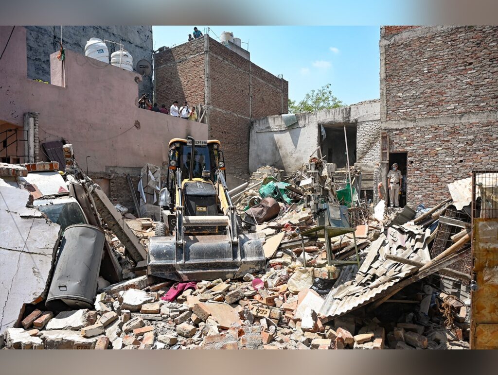 Delhi House Collapses After LPG Blast, 11 Pulled From Debris