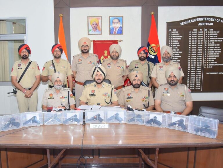 Punjab Police bust cross-border arms network, eight arrested