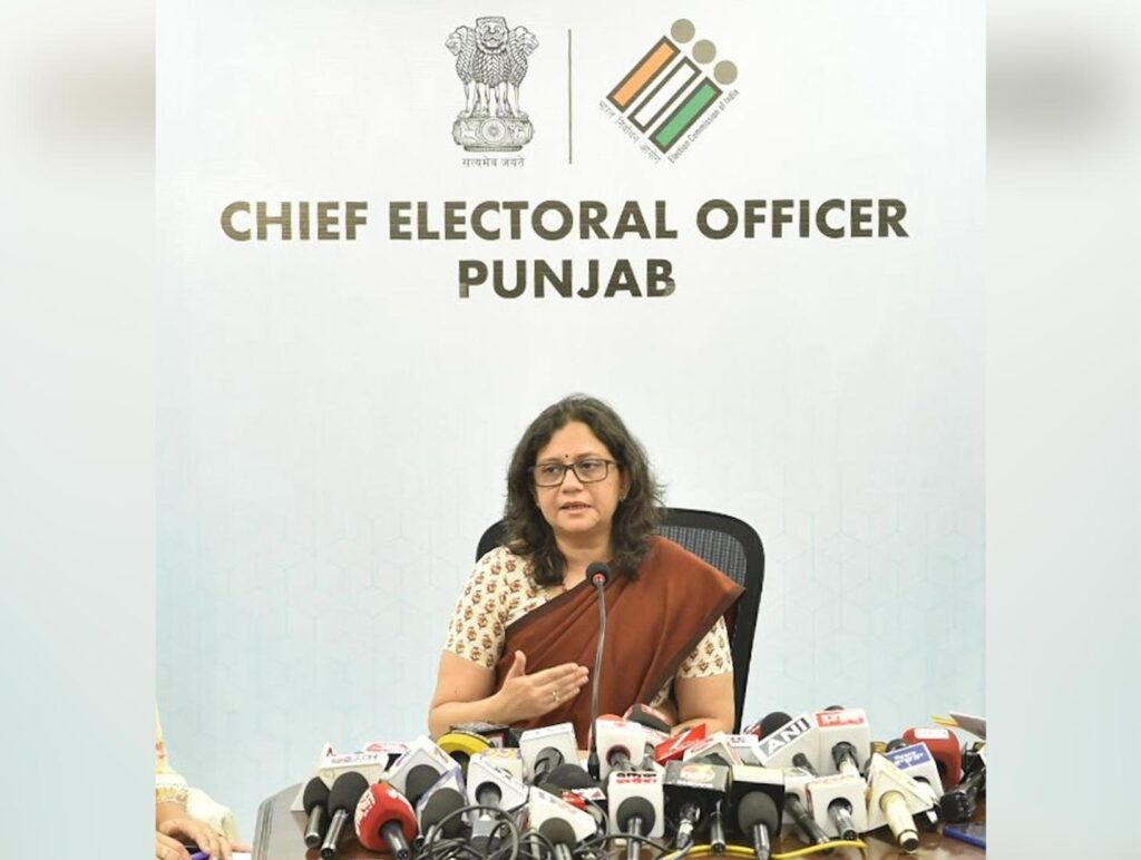 Punjab CEO Reviews Electoral Roll Revision, Announces June 7 Voter Mapping Camps