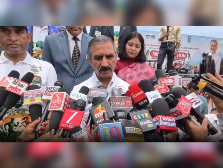 CM Sukhu warns drug traffickers of strict action at World Environment Day event