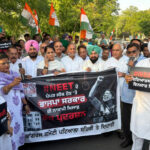 Congress Stages Protest in Patiala Over NEET Paper Leak Allegations