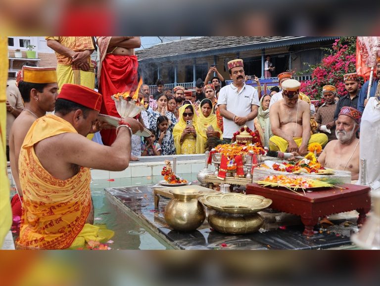 Kullu celebrates Jal Vihar festival at Lord Raghunath temple on Nirjala Ekadashi