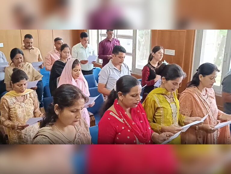 17 newly elected BDC members take oath in Dharamshala