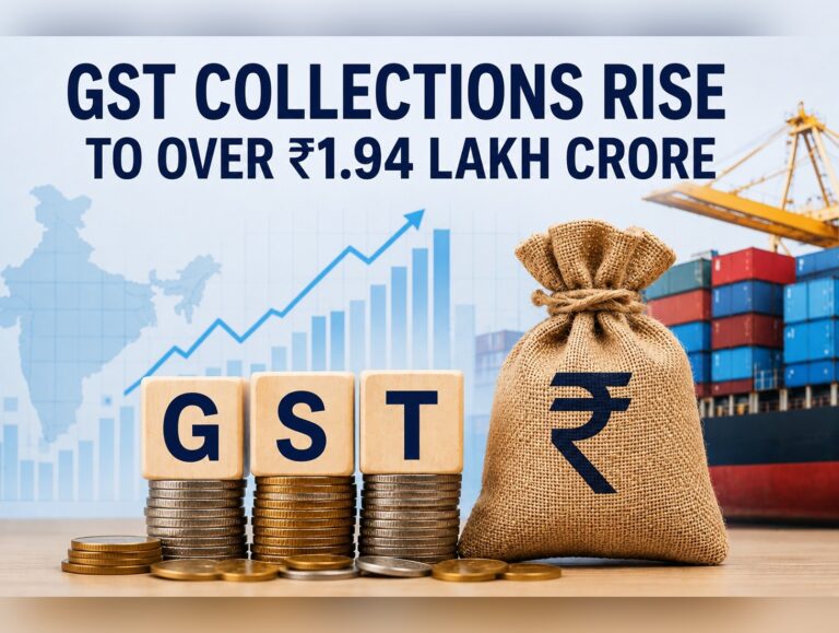 GST collections rise to over Rs 1.94 lakh crore in may amid strong demand and higher import revenues