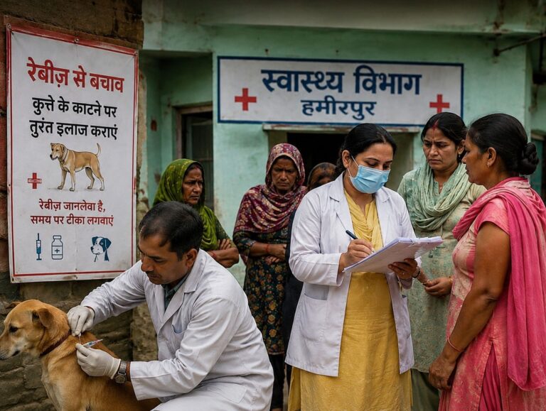 Hamirpur Health department intensifies precautionary measures after rabies death