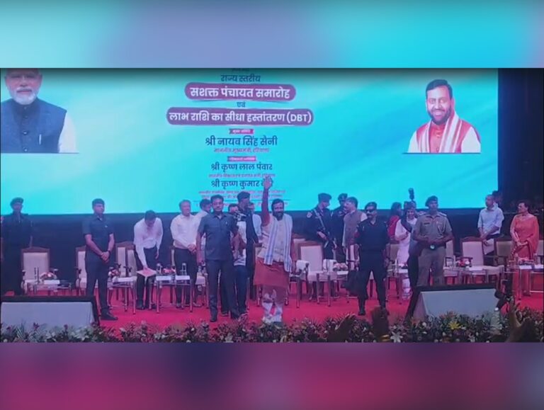 CM Nayab Saini transfers welfare funds to lakhs of beneficiaries