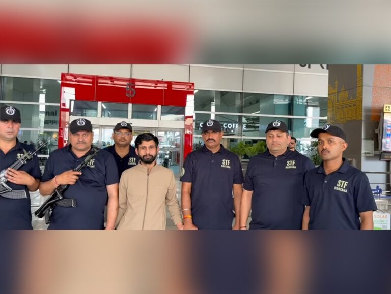 Haryana STF brings gangster Venkat Garg back from Georgia