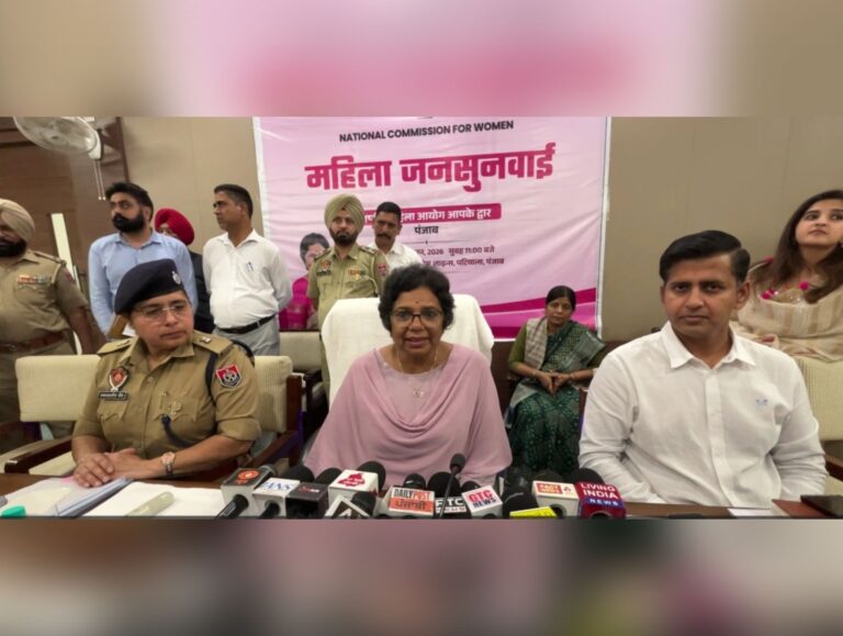 NCW Chairperson hears 42 women’s complaints during Patiala public hearing