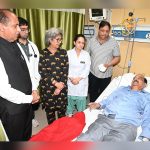 Rajeev Bindal, Jai Ram Thakur enquire about Harsh Mahajan’s health at IGMC