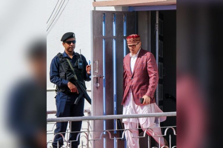 Omar Abdullah reviews arrangements for Kheer Bhawani mela in Ganderbal