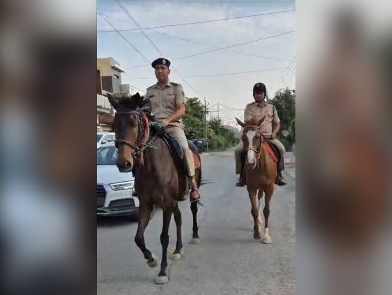 Panchkula Police launch horse patrols to strengthen law and order