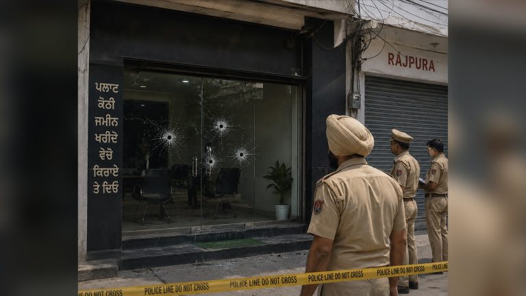 Masked men open fire at property dealer’s office in Punjab’s Rajpura, no injuries reported