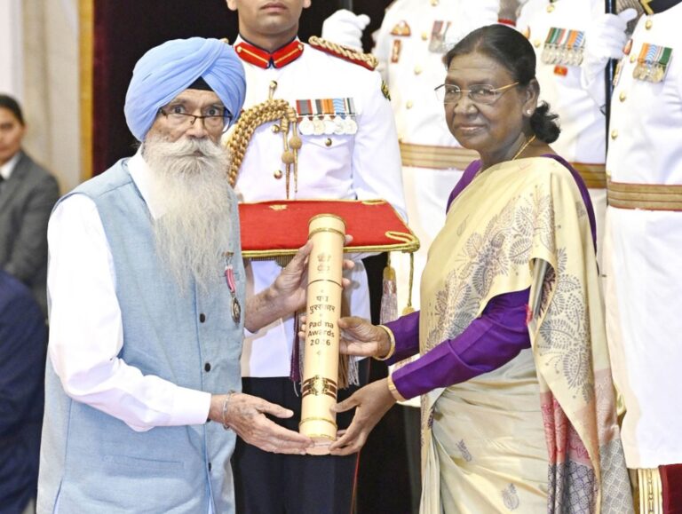 Chandigarh’s ‘Broom Warrior’ Inderjit Singh Sidhu Honoured with Padma Shri