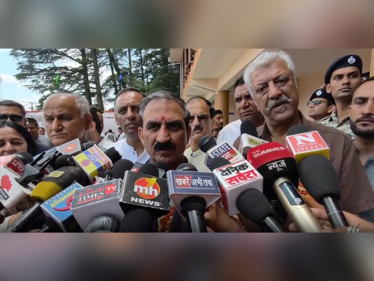 CM Sukhu inaugurates summer festival volleyball tournament, issues stern warning against violating law and order