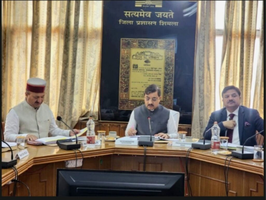 Shimla DISHA Meeting: MP Directs Officials to Complete Pending Projects Before Monsoon