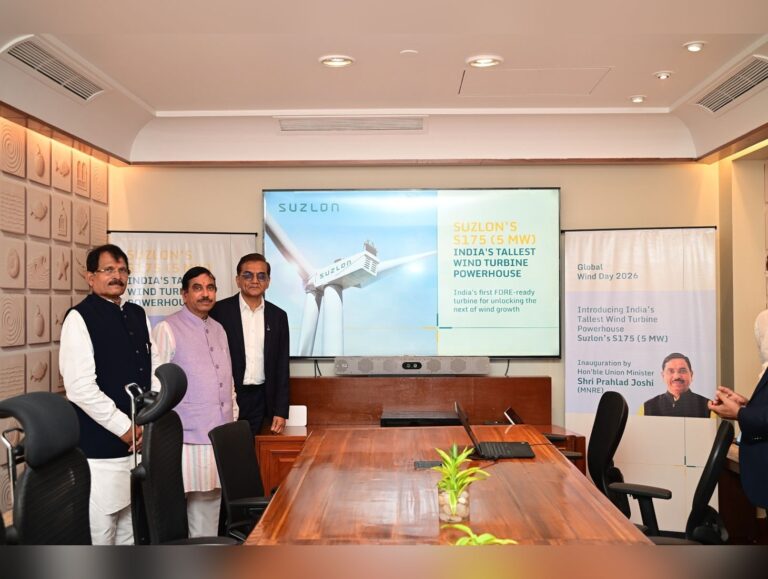 Suzlon launches India’s tallest and most Powerful Wind Turbine S175 (5 MW)